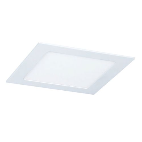 Empotrable cuad. flat 30x30cm 24w 3000K niquiel